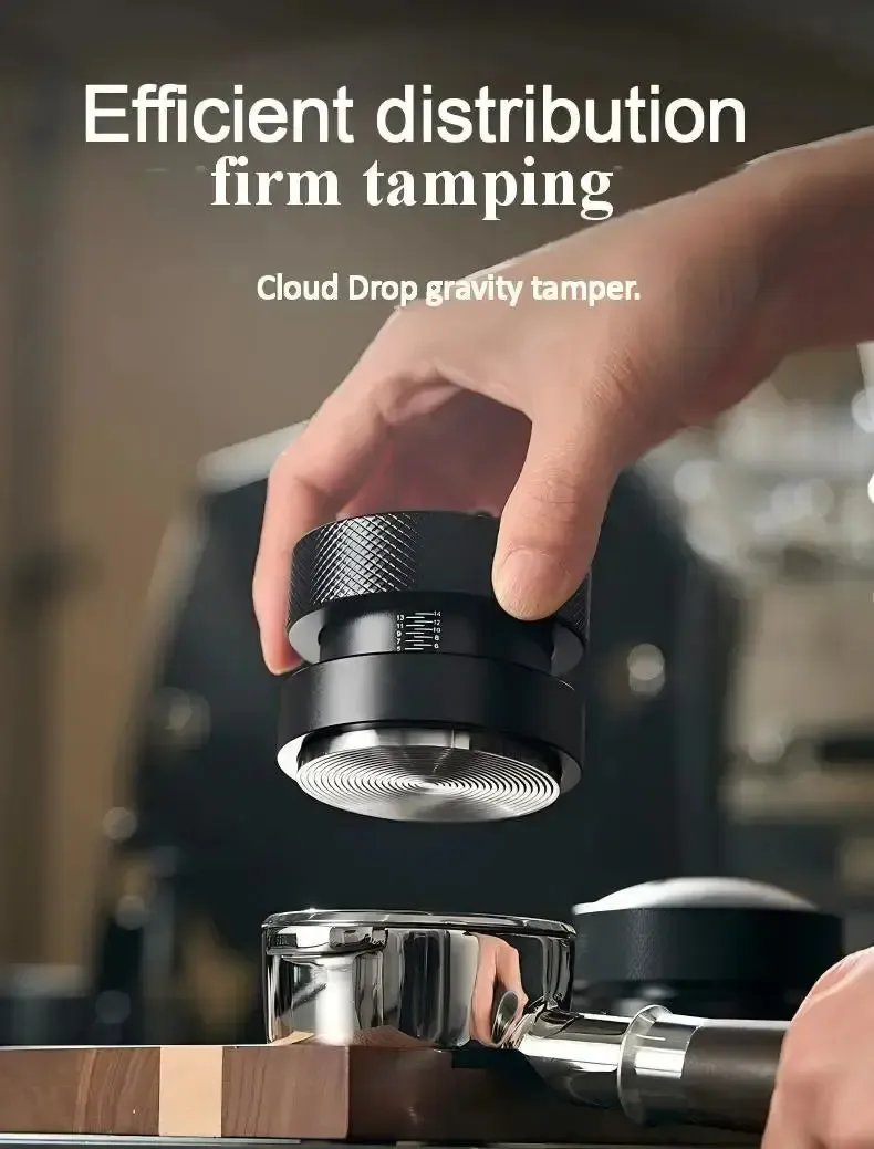 Cloud Fall 3-in-1 espresso puck prep set