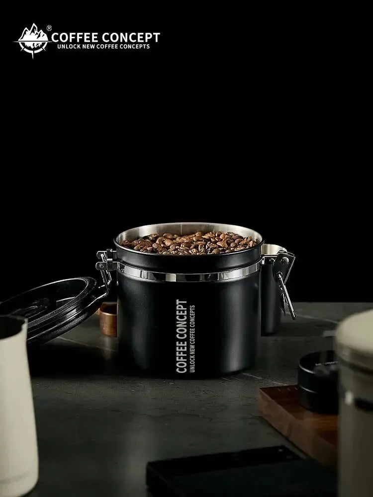 Airtight coffee canister