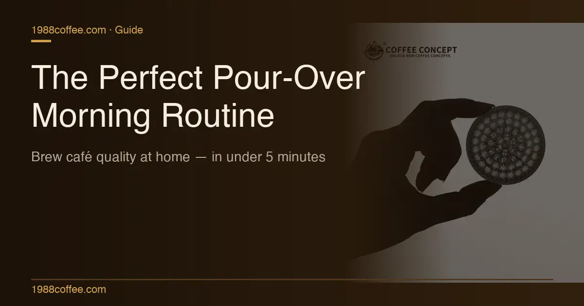The Perfect Pour-Over Morning Routine: A Step-by-Step Guide COFFEECONCEPT