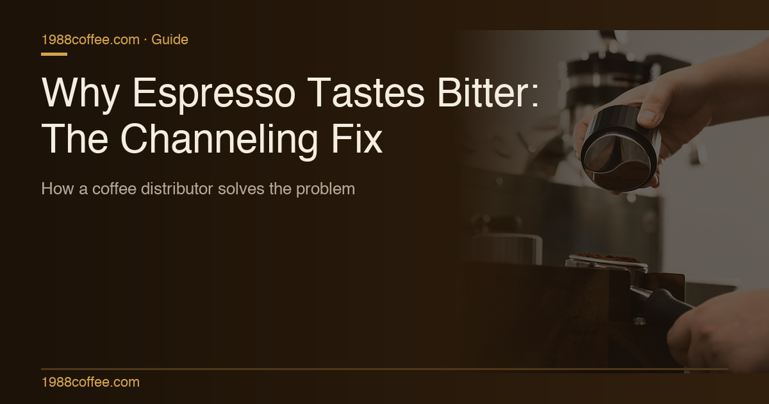 Why Your Espresso Tastes Bitter: How a Coffee Distributor Fixes Channeling