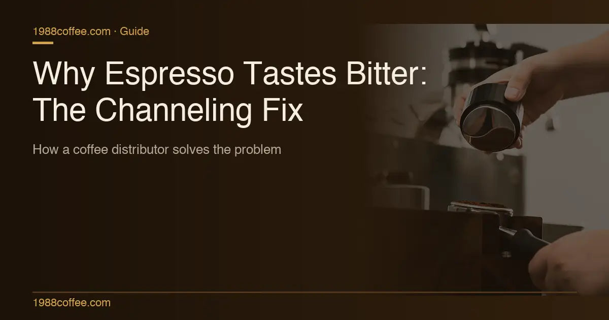 Why Your Espresso Tastes Bitter: How a Coffee Distributor Fixes Channeling COFFEECONCEPT
