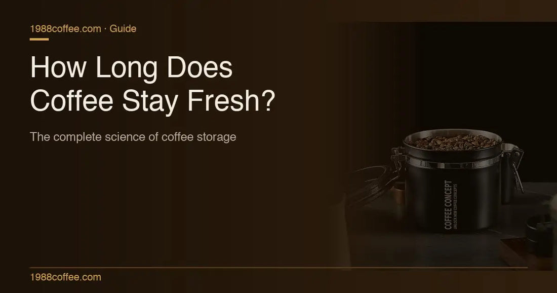 How long does coffee stay fresh storage guide