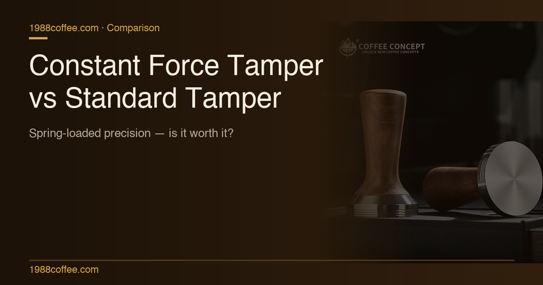 Constant Force Tamper vs Regular Tamper: What's the Real Difference?