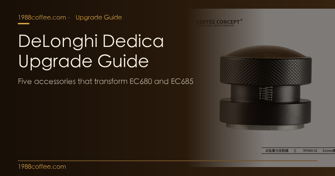 DeLonghi Dedica espresso accessory upgrade guide
