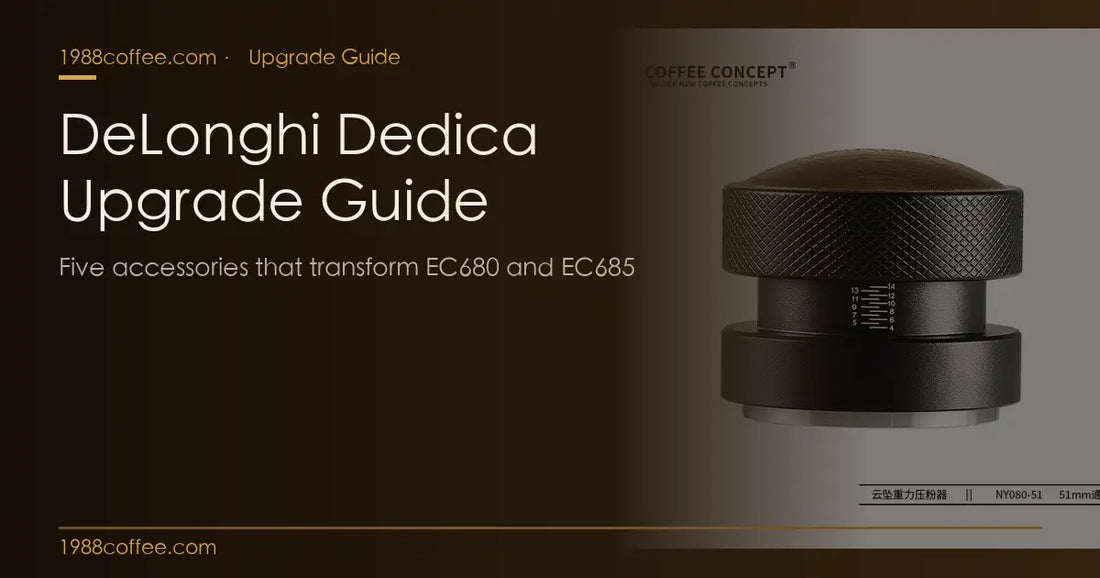 DeLonghi Dedica espresso accessory upgrade guide