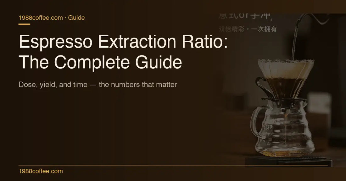 Espresso Extraction Ratio: The Complete Guide (With Numbers) COFFEECONCEPT