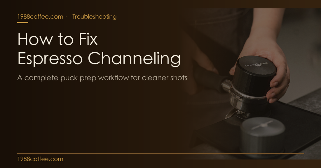 How to fix espresso channeling puck prep guide