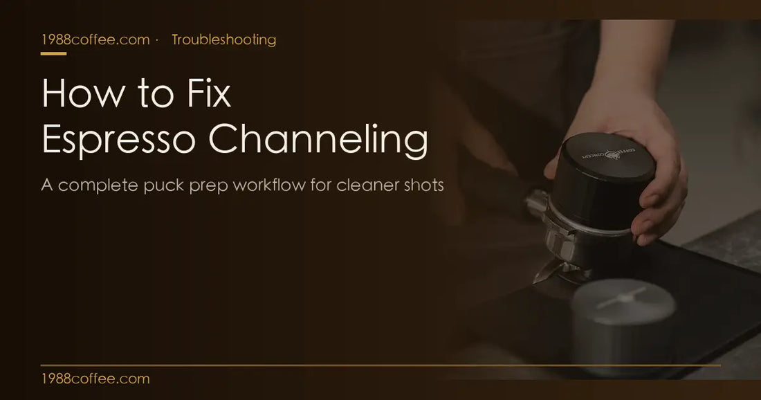 How to fix espresso channeling puck prep guide