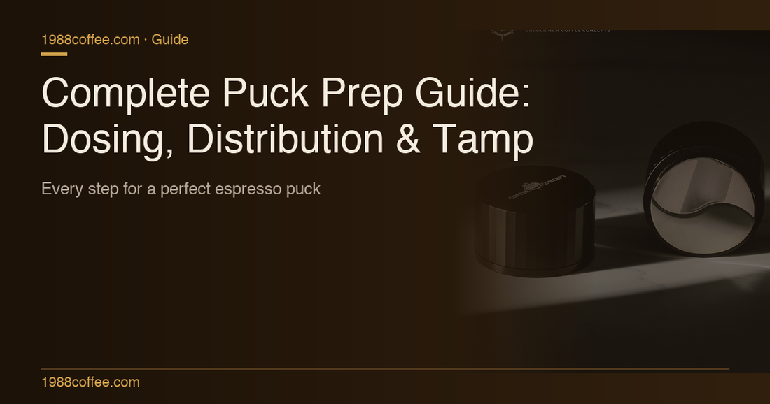 The Complete Guide to Espresso Puck Preparation: Dosing Ring, Distributor & Tamper