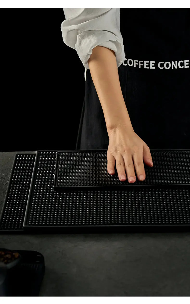 Tamping Mat Corner Pocket Close Up Detail – COFFEECONCEPT