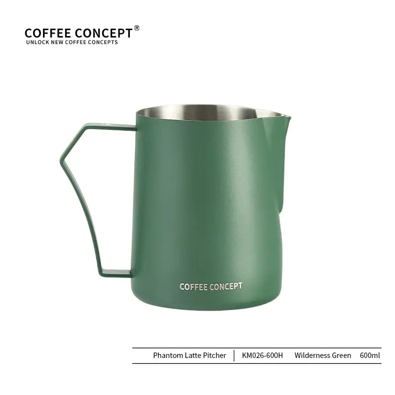 Phantom Precision Latte Art Pitcher – 600ml Narrow Spout for Advanced Patterns - COFFEECONCEPT
