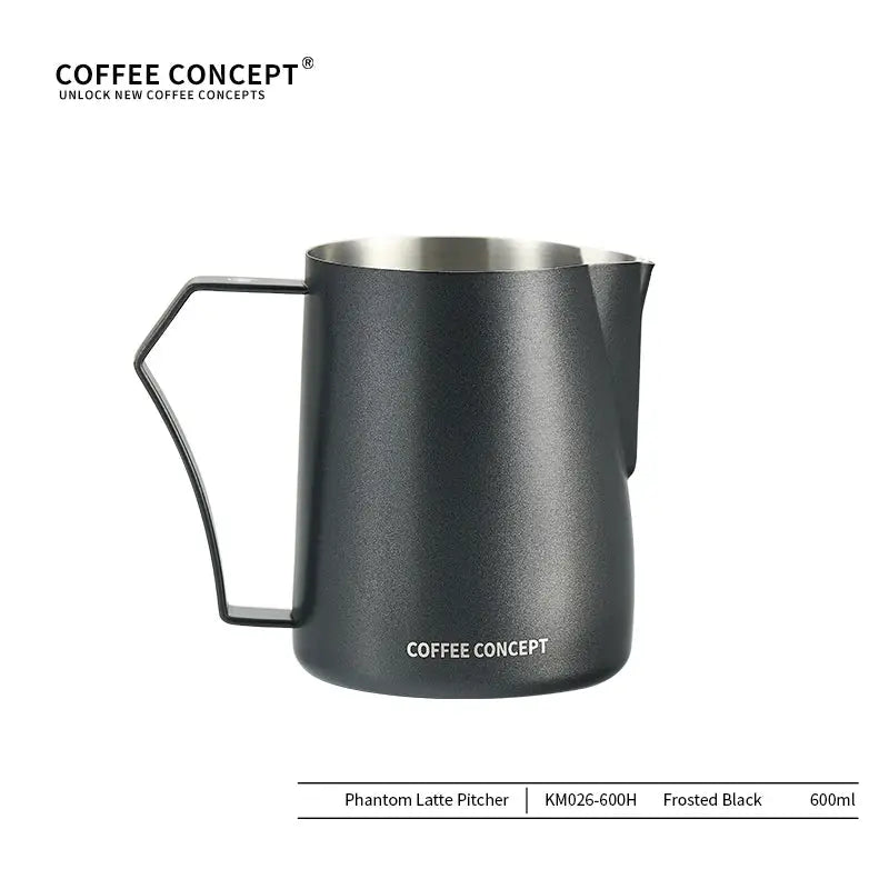 Phantom Precision Latte Art Pitcher – 600ml Narrow Spout for Advanced Patterns - COFFEECONCEPT
