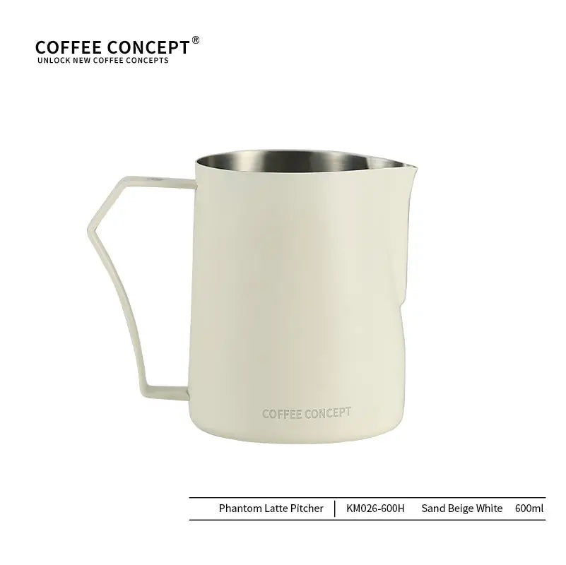Phantom Precision Latte Art Pitcher – 600ml Narrow Spout for Advanced Patterns - COFFEECONCEPT