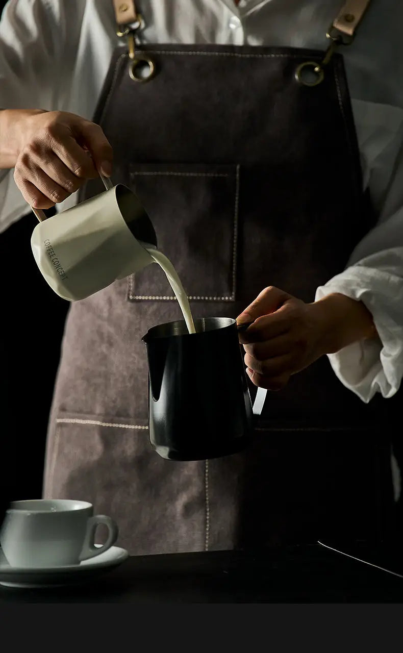 Best Geometric Milk Pitcher for Latte Art - Diamond Faceted 350ml/600ml - COFFEECONCEPT