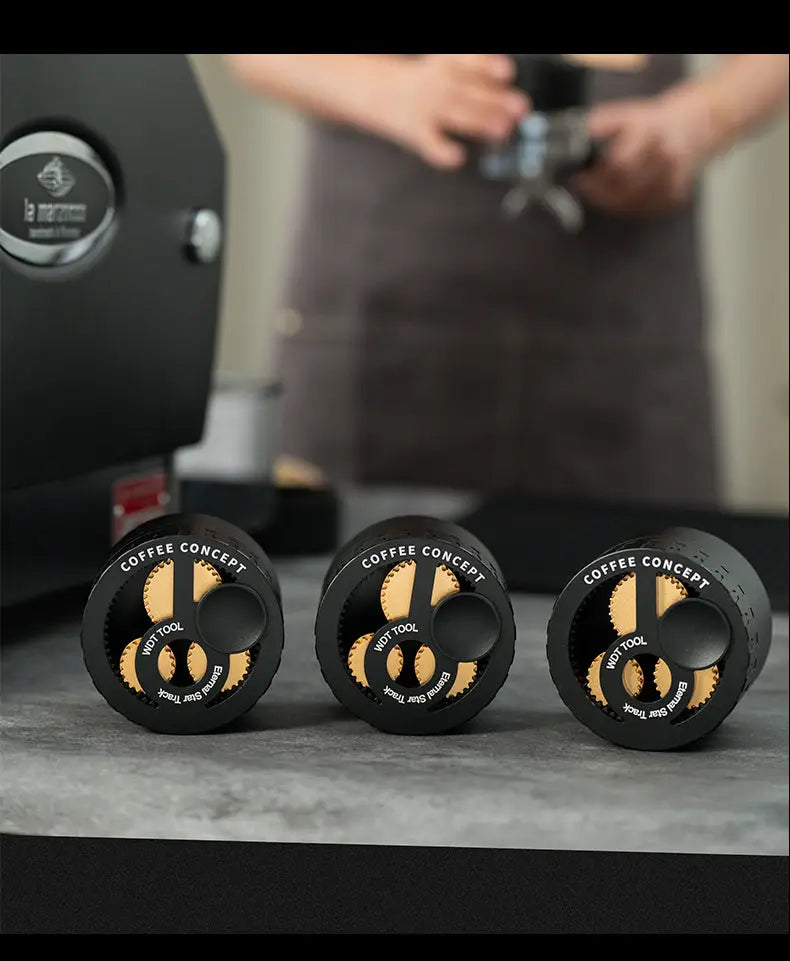 Star-Track Needle Distributor Side Profile 58mm – COFFEECONCEPT