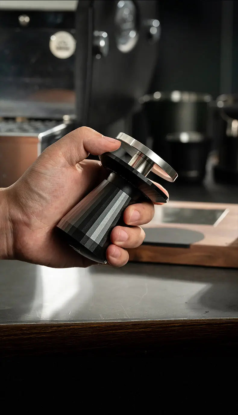 Black Myth Impact Tamper - 30LB Constant Force Spring Espresso Tamper Under $49 - COFFEECONCEPT
