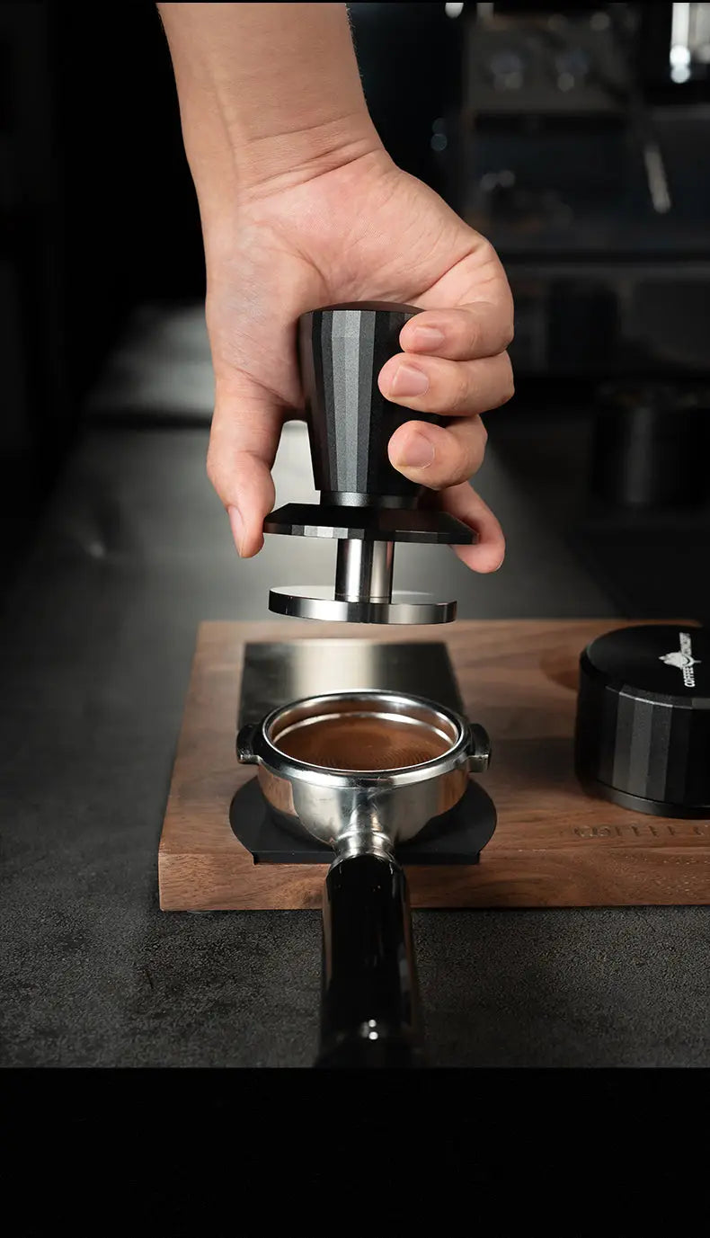 Black Myth Impact Tamper - 30LB Constant Force Spring Espresso Tamper Under $49 - COFFEECONCEPT