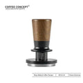 Muyu Constant Force Coffee Tamper, Consistent Pressure Tamper, Balanced Spring Espresso Tamper, Walnut Base COFFEECONCEPT