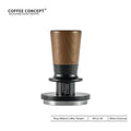Muyu Constant Force Coffee Tamper, Consistent Pressure Tamper, Balanced Spring Espresso Tamper, Walnut Base COFFEECONCEPT