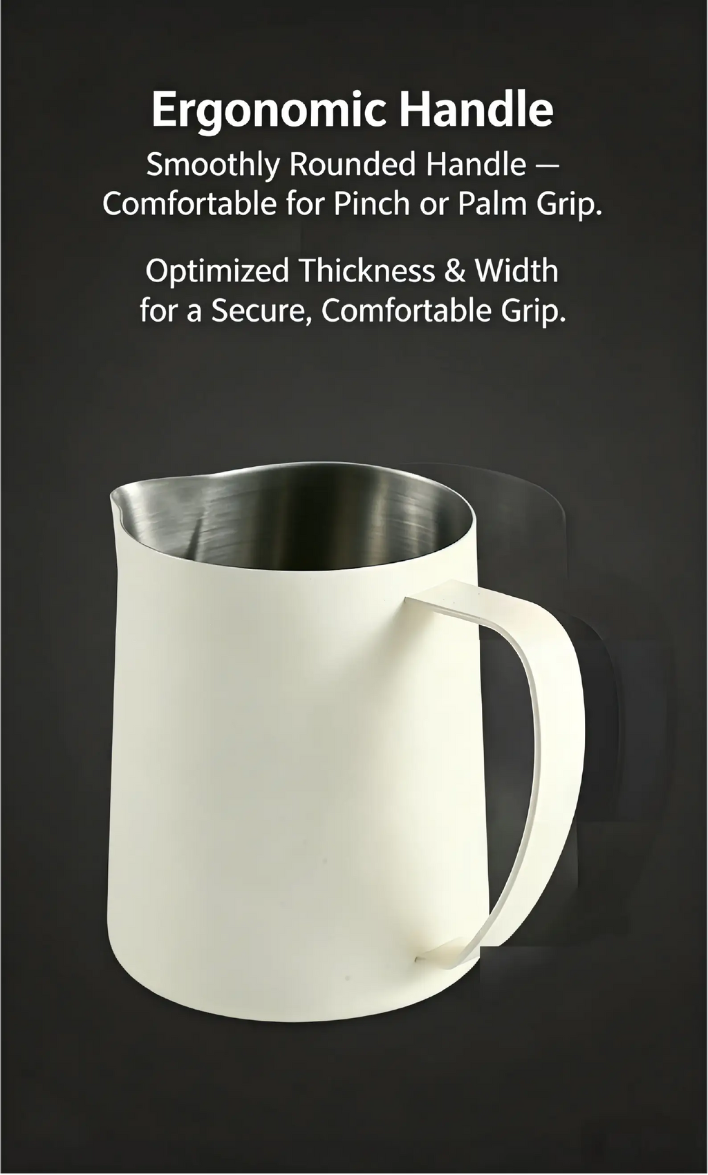 Eagle Beak Latte Art Pitcher | Precision V-Spout 304 Stainless Steel 400ml/600ml COFFEECONCEPT