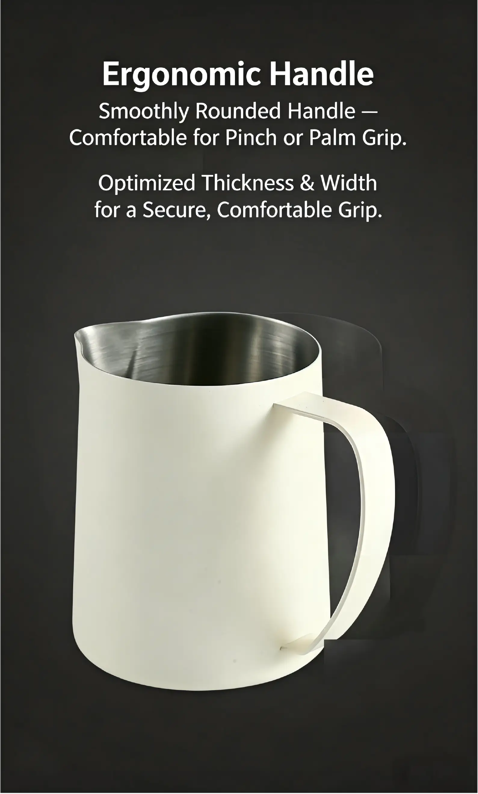 Eagle Beak Latte Art Pitcher | Precision V-Spout 304 Stainless Steel 400ml/600ml COFFEECONCEPT