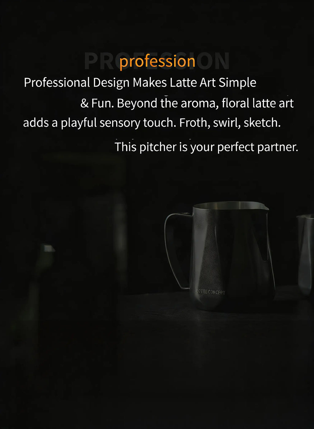Best Geometric Milk Pitcher for Latte Art - Diamond Faceted 350ml/600ml - COFFEECONCEPT