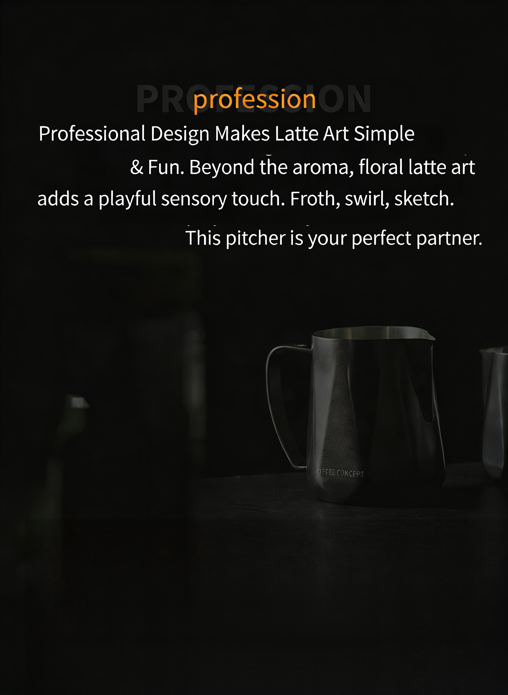 Best Geometric Milk Pitcher for Latte Art - Diamond Faceted 350ml/600ml - COFFEECONCEPT