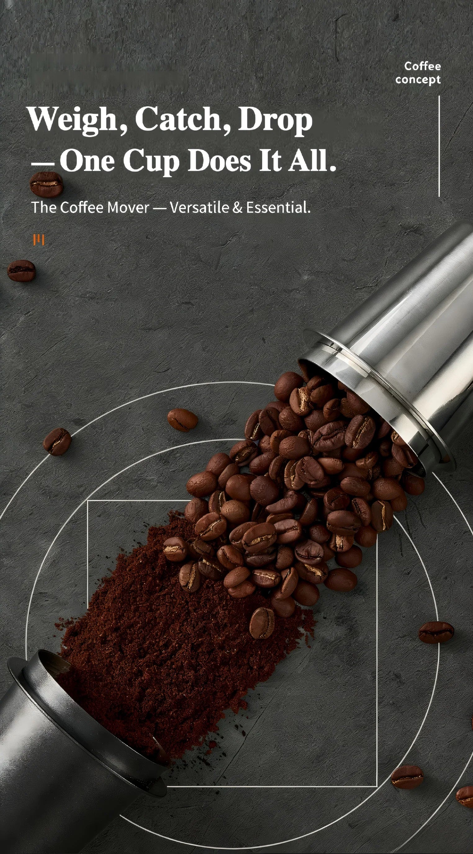 Best Coffee Dosing Cup for Espresso - Inverted Aroma Cup 51/53/58mm Under $10 - COFFEECONCEPT