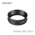 Magnetic Coffee Dosing Ring, Anti-static & Anti-fly Powder Receiver for Grinder, Dosing Funnel 51/53/58mm, High Outer Clip COFFEECONCEPT