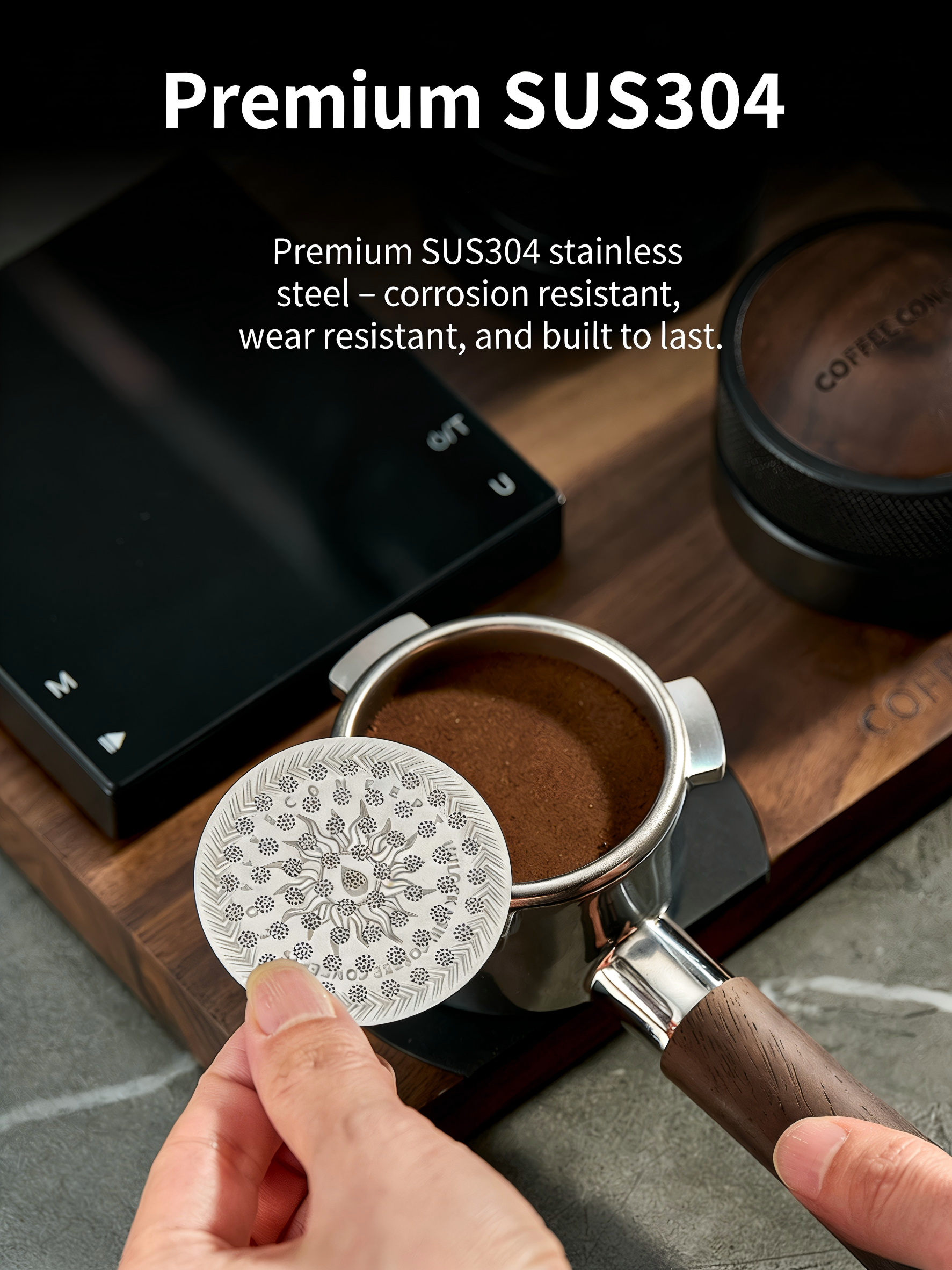 Dual Dispersion Puck Screen 0.8mm Double Layer 58mm – COFFEECONCEPT