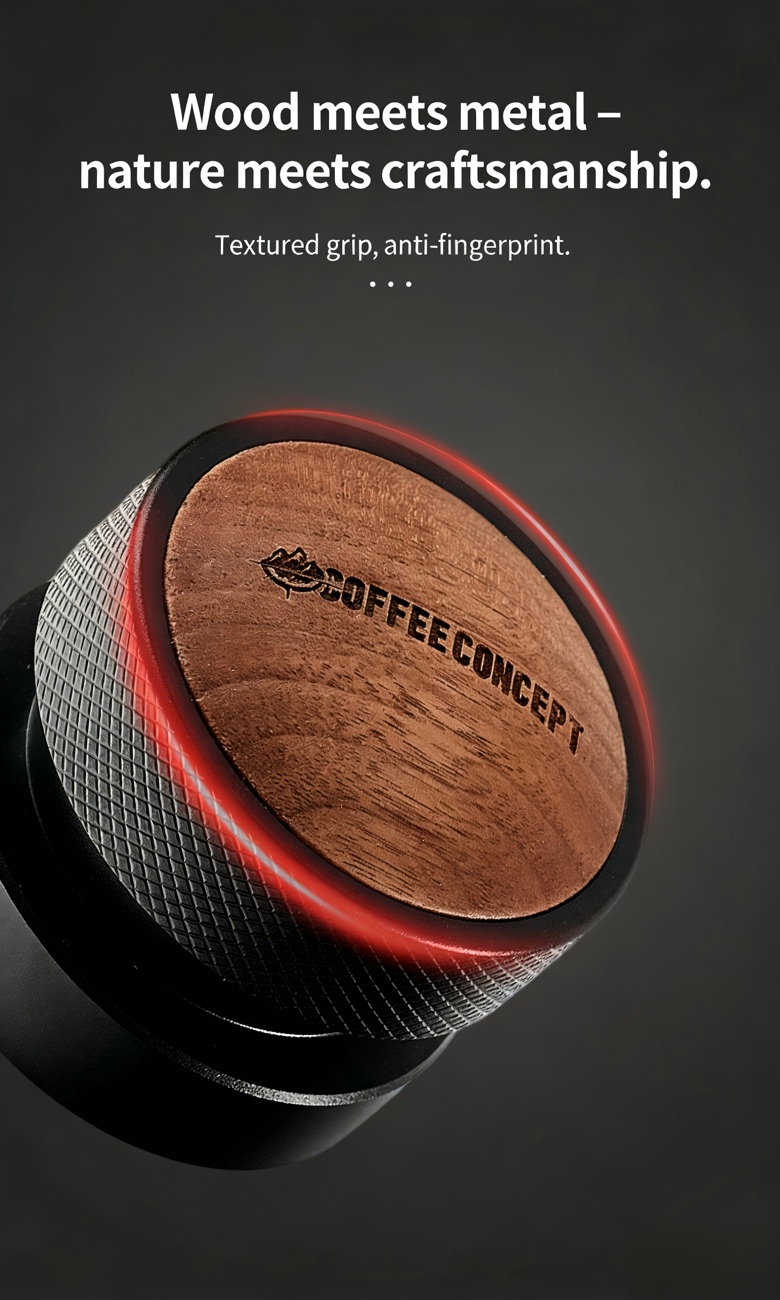 Gravity Press Coffee Distributor 58mm Portafilter – COFFEECONCEPT