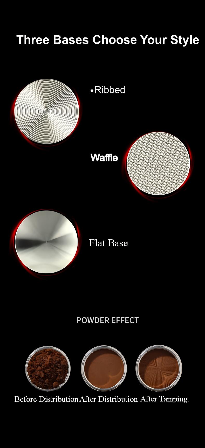 Black Myth Impact Tamper - 30LB Constant Force Spring Espresso Tamper Under $49 - COFFEECONCEPT