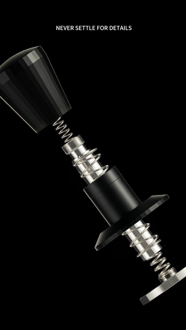 Black Myth Impact Tamper - 30LB Constant Force Spring Espresso Tamper Under $49 - COFFEECONCEPT