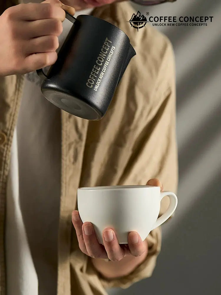 Eagle Beak Latte Art Pitcher | Precision V-Spout 304 Stainless Steel 400ml/600ml COFFEECONCEPT