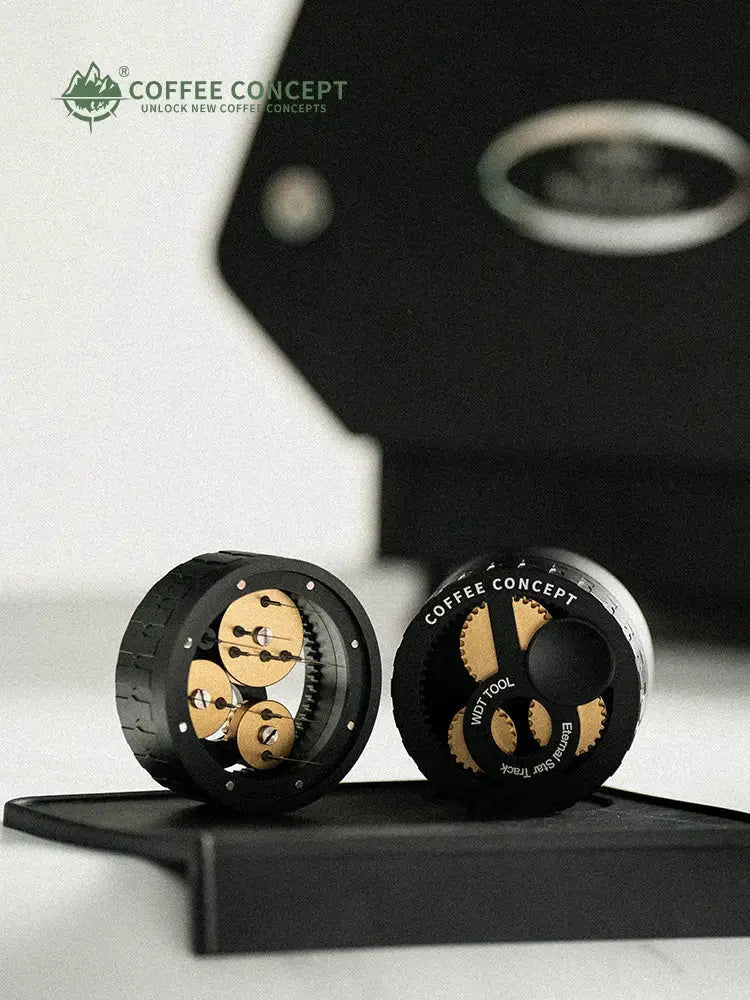COFFEE CONCEPT Black Myth Planetary WDT Tool | Rotary Needle Distributor | 51/54/58mm COFFEECONCEPT