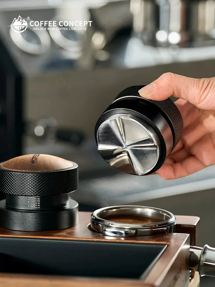 Gravity Espresso Distributor 51/53/58mm - Cloud Drop Self-Leveling Tool
